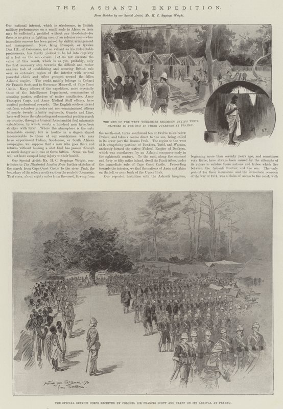 A Expedição Ashanti (litho) de English School