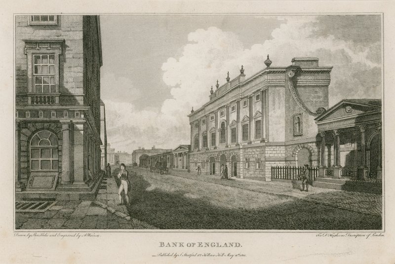O banco da inglaterra de English School