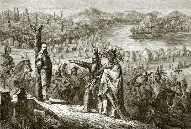O Barão de Wagon no posto de guerra de English School