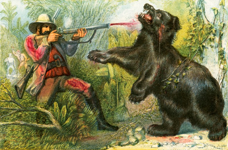 O Urso - &39;Presas e garras versus lâmina e bala&39; de English School