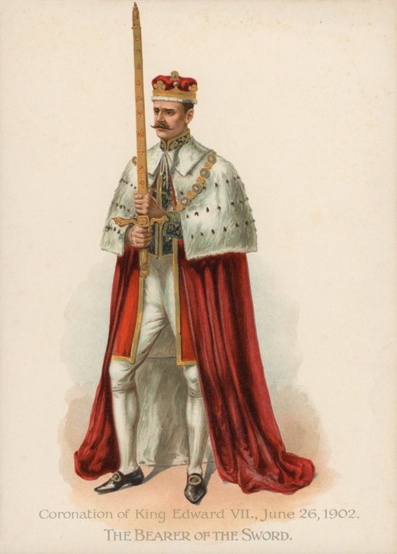 O Portador da Espada (chromolitho) de English School
