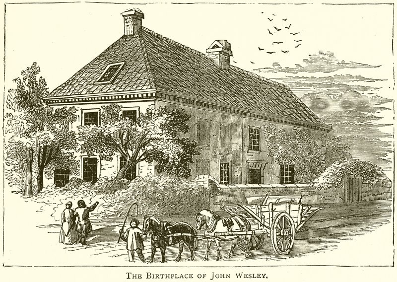 O local de nascimento de John Wesley de English School