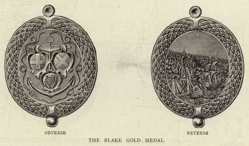 A Medalha de Ouro Preto (gravura) de English School
