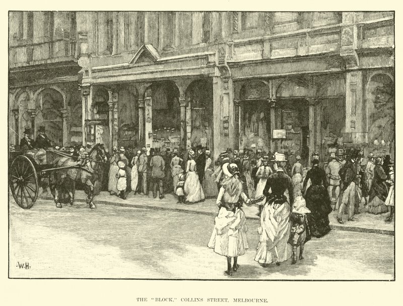 O bloco, Collins Street, Melbourne de English School