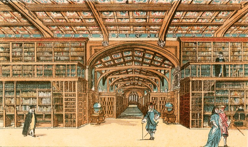 A biblioteca Bodleian, Oxford de English School