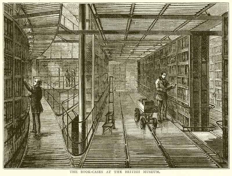 The Book-Cases no Museu Britânico de English School