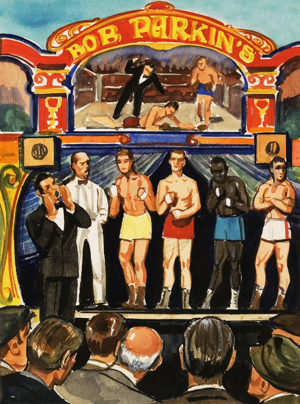 A cabine de boxe de English School