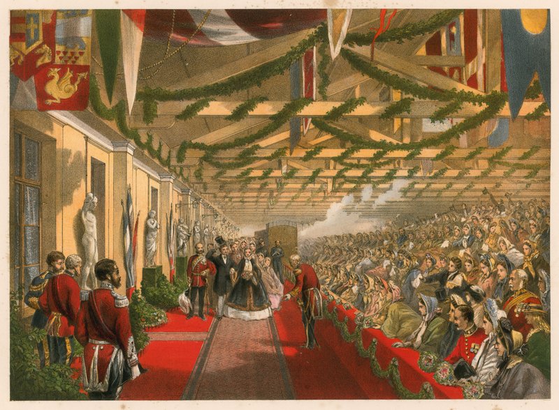 The Bricklayers Arms Station, 7 de março de 1863 de English School