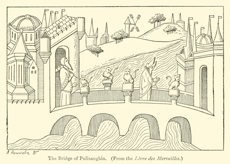 A ponte de Pulisanghin (gravura) de English School