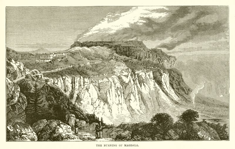 A queima de Magdala de English School