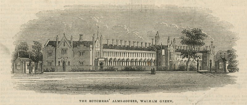 The Butchers Almhouses em Walham Green de English School