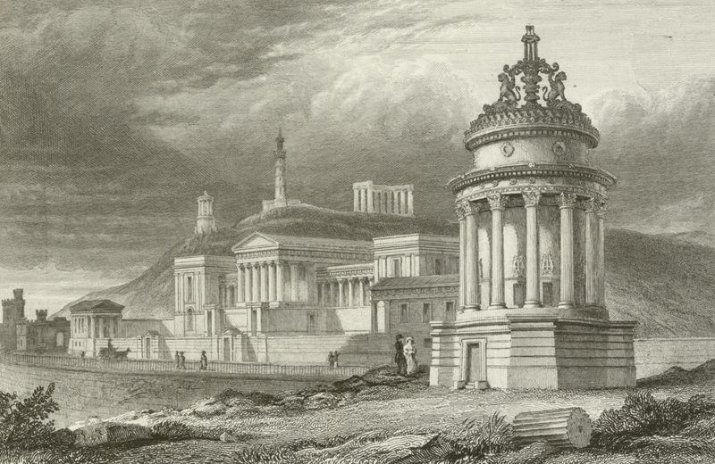 The Calton Hill, Edimburgo de English School