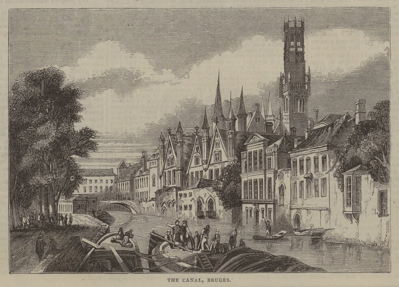 O canal, bruges de English School