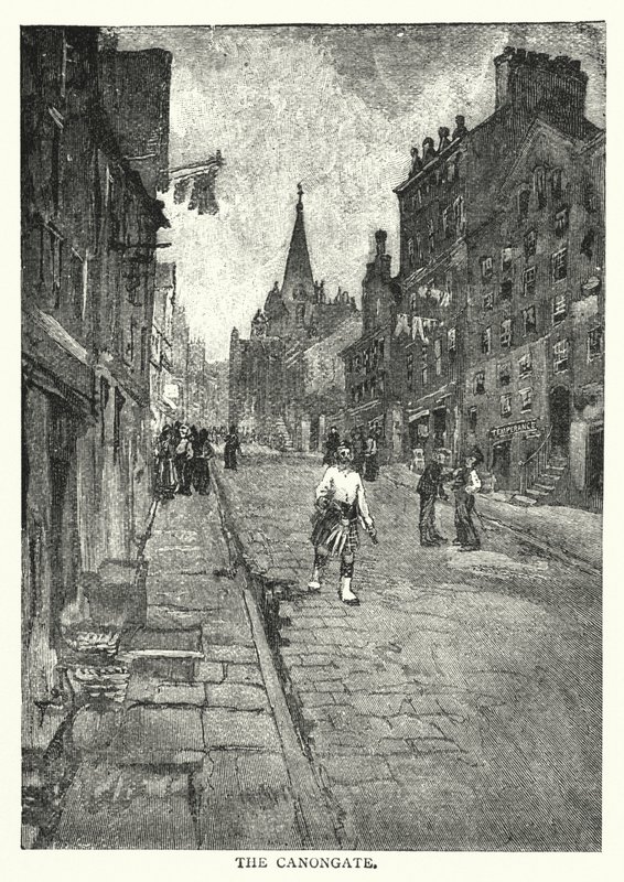O Canongate (gravura) de English School