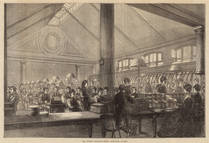 The Central Telegraph Office: Galeria de Instrumentos de English School