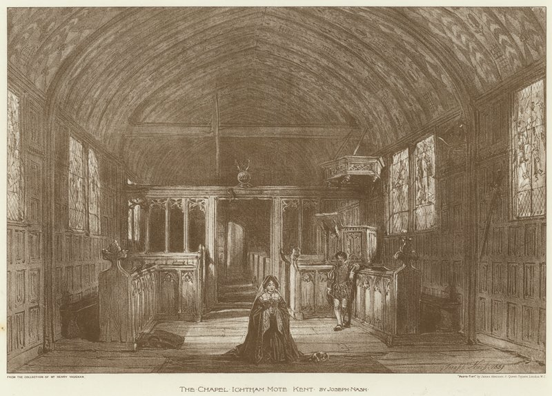 A, capela, Ightham, mote, kent de English School