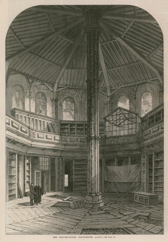 A Casa do Capítulo na Abadia de Westminster de English School