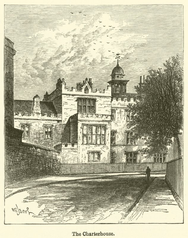 O Charterhouse (gravura) de English School