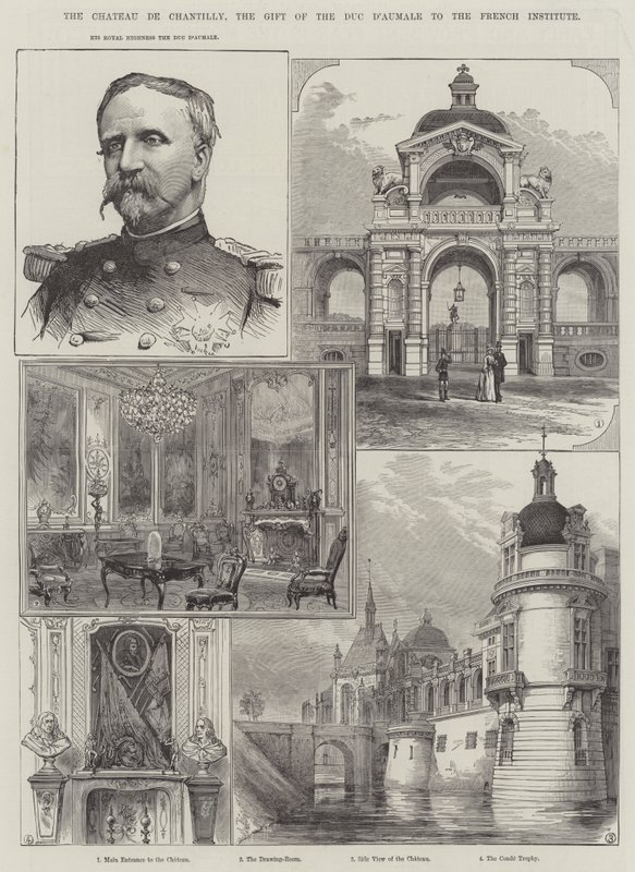 O Chateau de Chantilly, o Presente do Duc d
