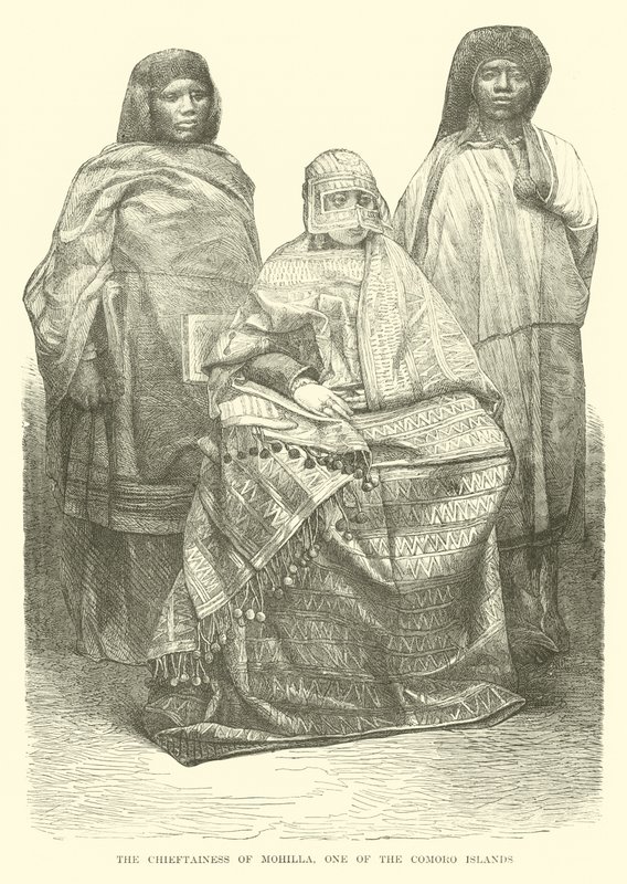 A chefia de Mohilla, uma das Ilhas Comores de English School