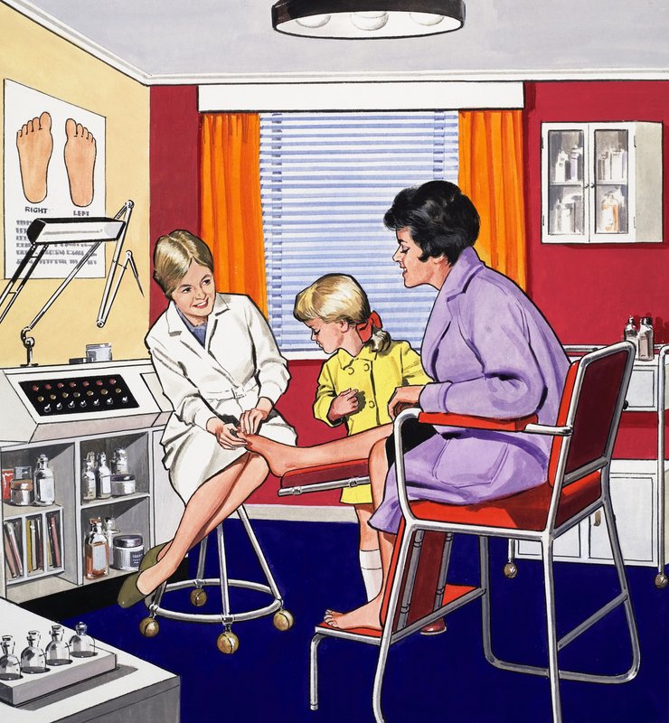 O pedicuro de English School