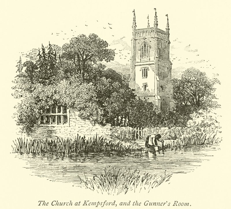 A Igreja em Kempsford e a Sala dos Artilheiros de English School
