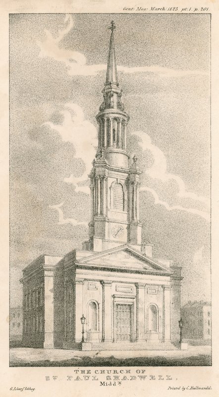 A, igreja, de, st paul, shadwell, londres de English School