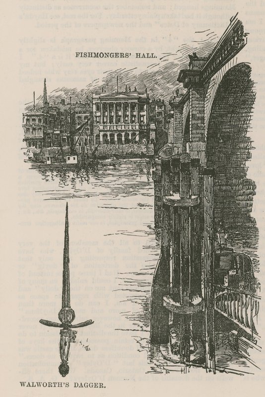 As Guildas da Cidade: A Companhia de Peixarias: Fishmongers Hall e Walworths Dagger de English School