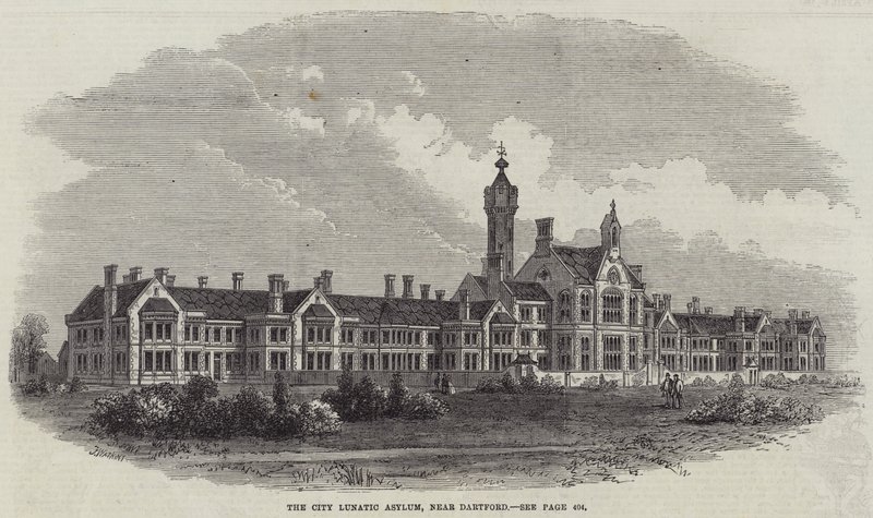 O asilo lunar da cidade, perto de Dartford de English School