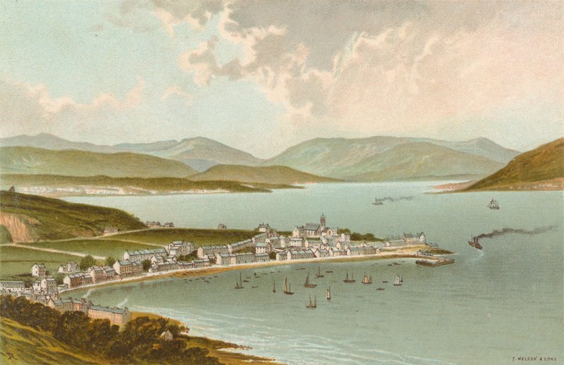 O Clyde acima de Gourock de English School