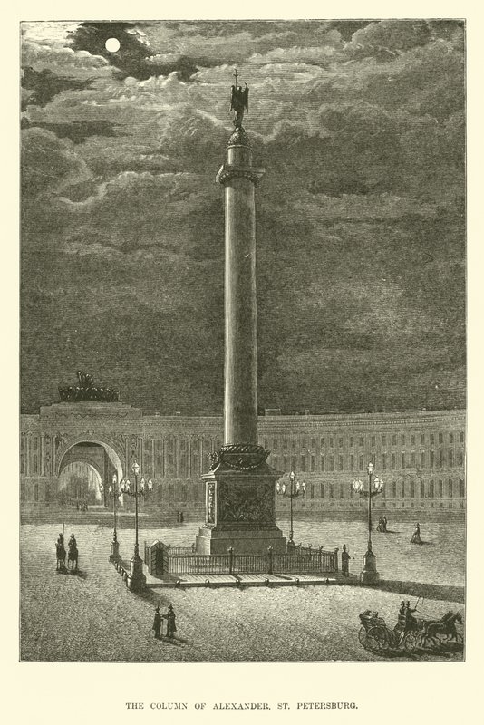 A, coluna, de, alexander, st petersburg de English School