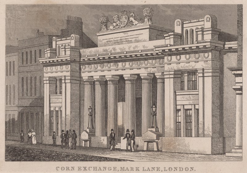 A troca de milho, Mark Lane, Londres de English School