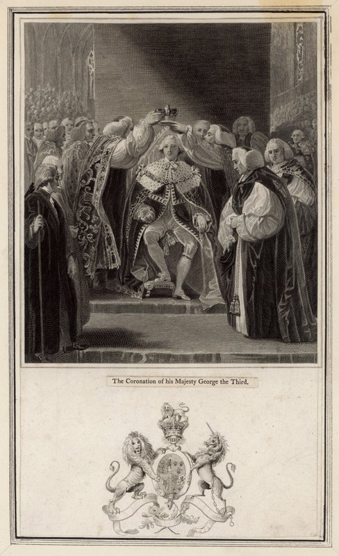 A coroação de sua majestade George III de English School