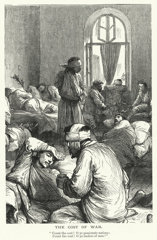 O Custo da Guerra (gravura) de English School