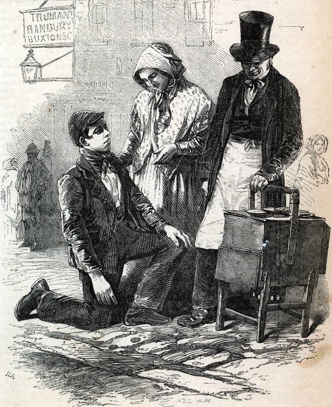 O menino Coster e menina jogando o Pieman de English School