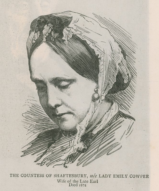 A Condessa de Shaftesbury, nee Lady Emily Cowper de English School