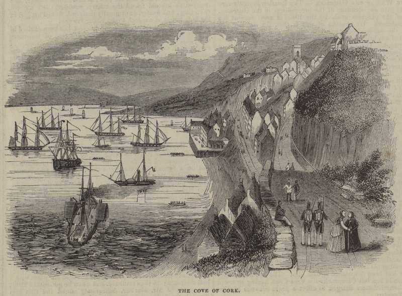 A, enseada, de, cortiça, irlanda de English School