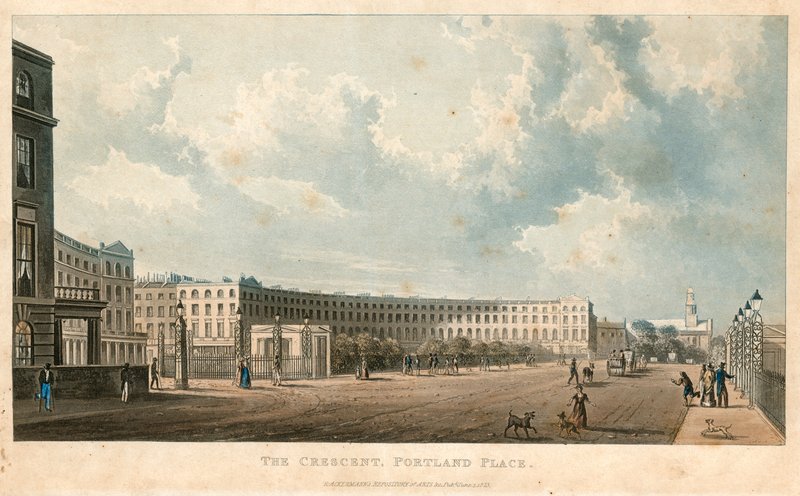 O crescente, lugar portland, londres de English School