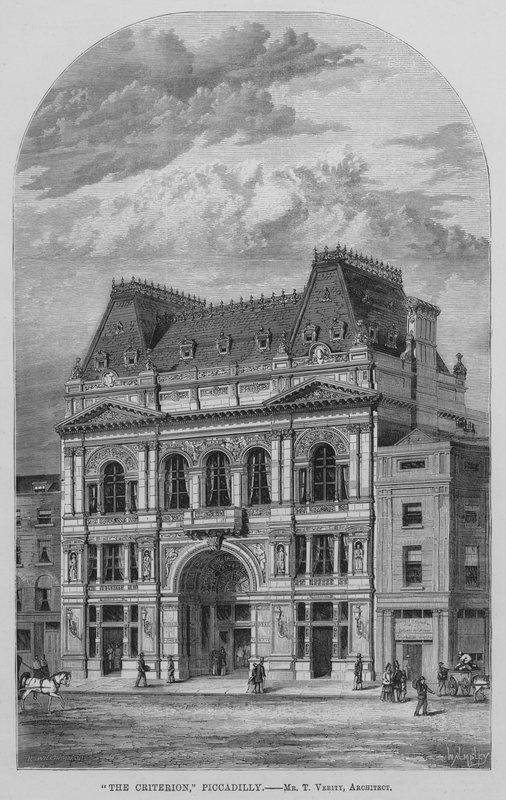 "O critério", Piccadilly (gravura) de English School