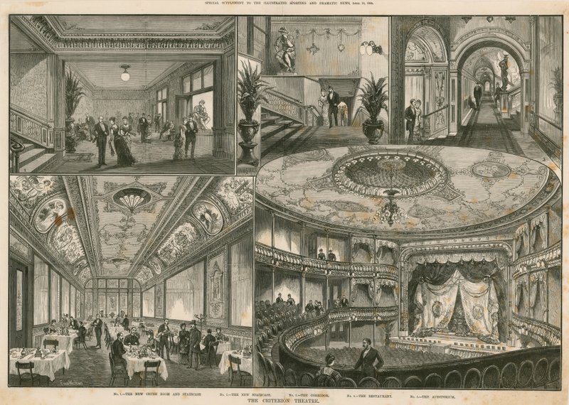 O teatro do critério, Londres de English School