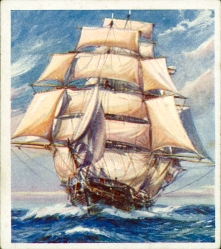 O "Cutty Sark" (litografia a cores) de English School