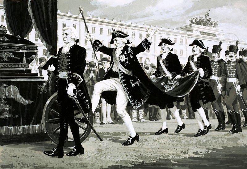 O Czar Que Nunca Cresceu, Czar Pedro (guache no papel) de English School