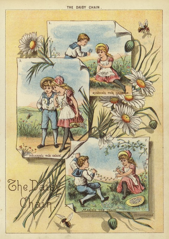 A Corrente Daisy (chromolitho) de English School