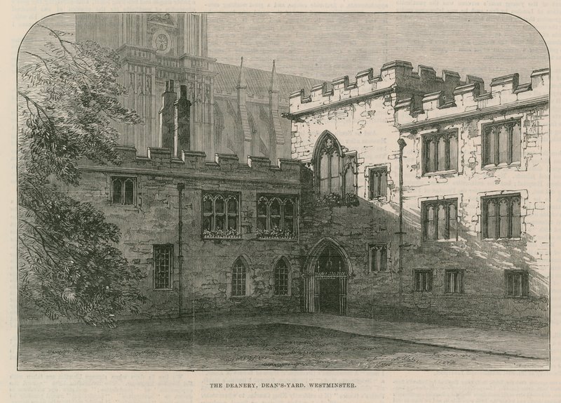 A reitoria no pátio dos decanos de English School