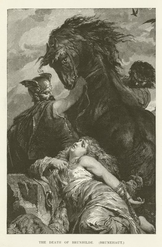 A morte de Brunhilde, (Brunehaut) de English School