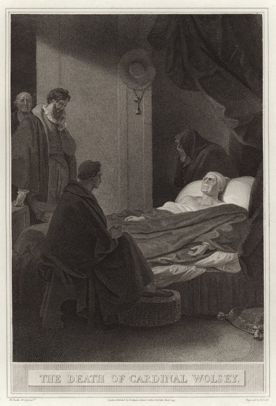 A morte do cardeal Wolsey de English School