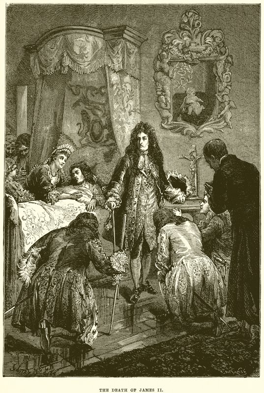 A morte de James II de English School