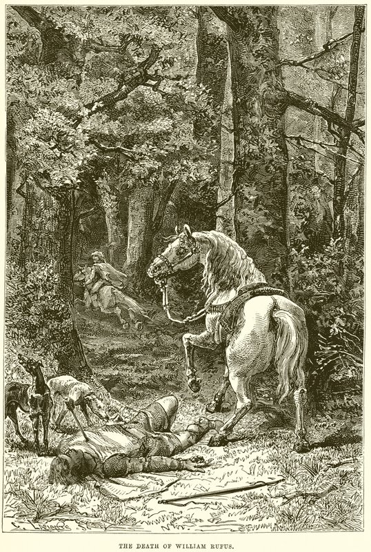 A morte de William Rufus de English School