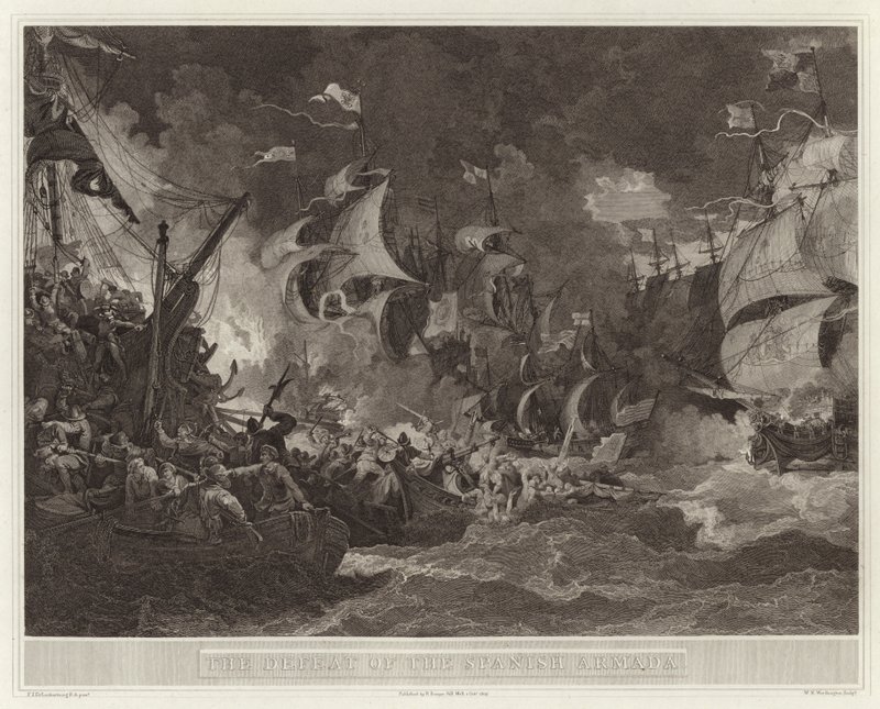 A derrota da armada espanhola de English School