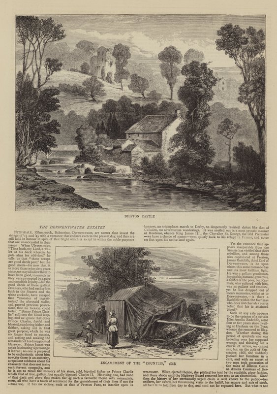 The Derwentwater Estates (gravura) de English School